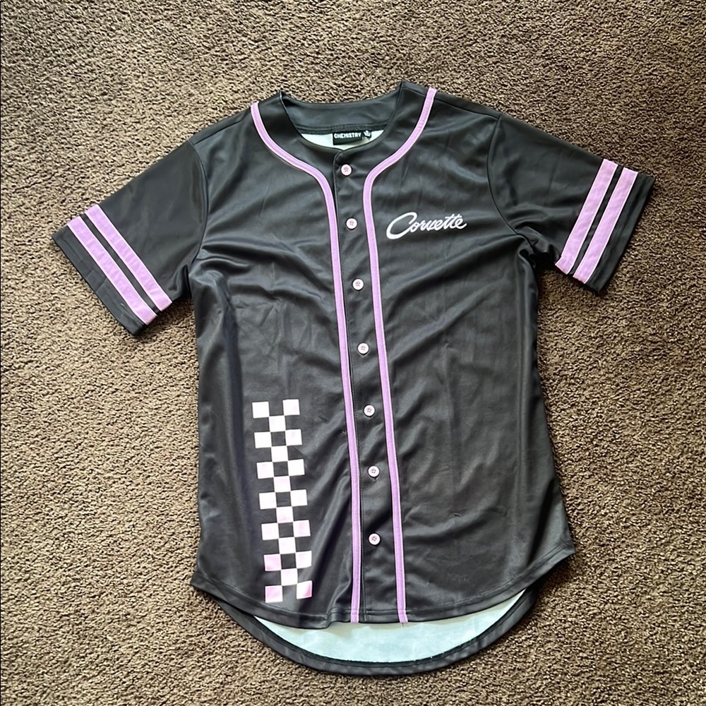 Chemistry Black and Purple Athletic Jersey